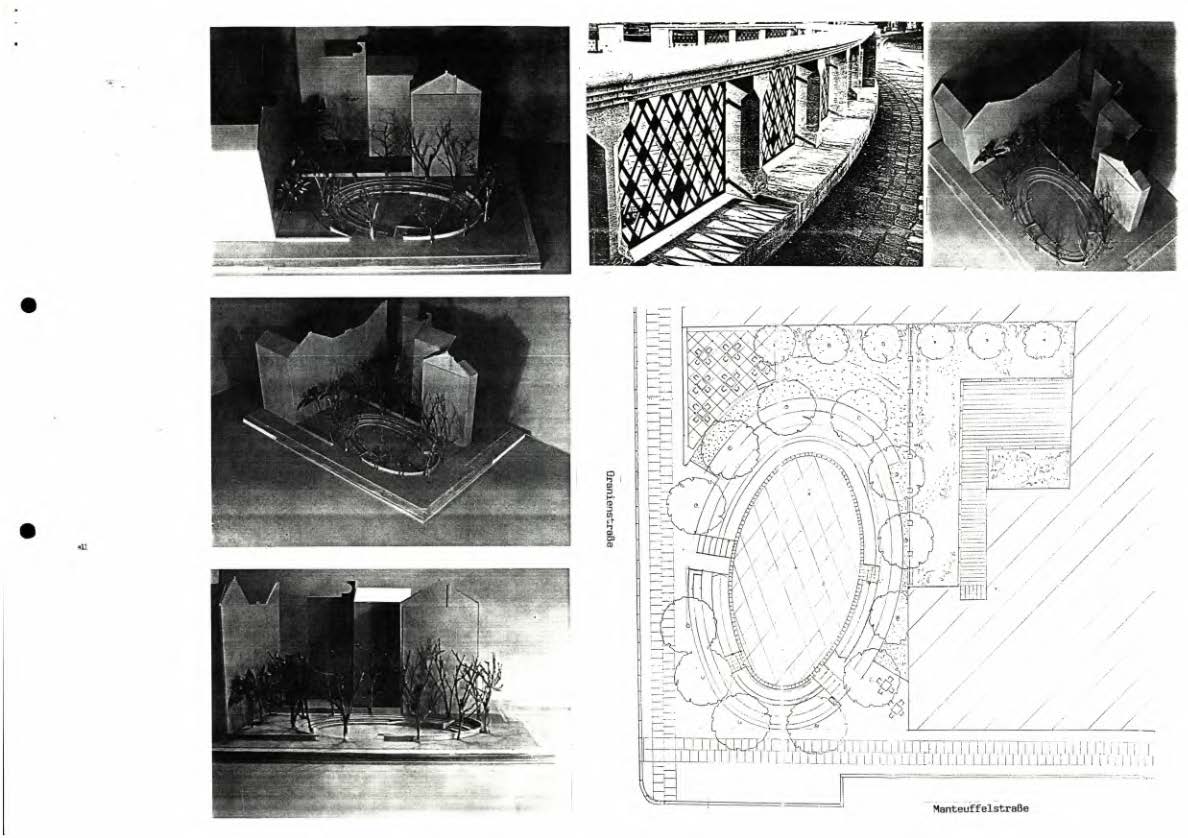 Entwurf für einen Stadtplatz